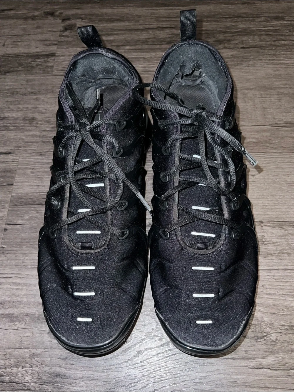 Nike Air VaporMax Plus Men's 13 Black Athletic Shoes